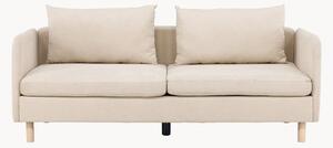 Sofa tapicerowana z ramą z drewna kauczukowego Zero (3-osobowa)