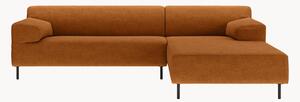 Sofa narożna freistil180, brązowo-pomarańczowy/czarny