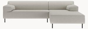 Sofa narożna freistil180, srebrnoszary/czarny