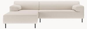 Sofa narożna freistil180, srebrnoszary/czarny