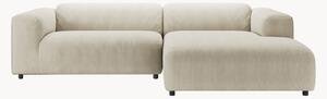 Sofa narożna ze sztruksu freistil187, szary