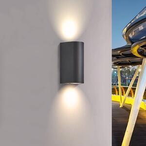 Lucande Adamali kinkiet zewnętrzny LED, 16,5 cm