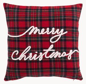 Poduszka dekoracyjna z mieszanki wełny Merry Christmas