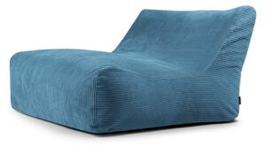 Niebieski sztruksowy worek do siedzenia Sofa Lounge – SLOWDOWN