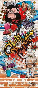 Fototapeta na drzwi GRAFFITI 86x200 cm