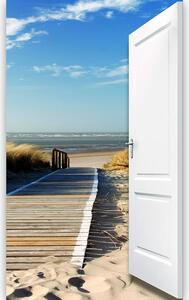 Fototapeta na drzwi BEACH DUNE 86x200 cm
