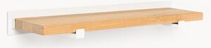 Półka ścienna z drewna dębowego Ally, S 60 cm