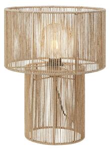 Lampa stołowa z kloszem z juty (wysokość 38 cm) Soga – Markslöjd