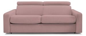 Różowa rozkładana sofa 195 cm Monaco – Bobochic Paris