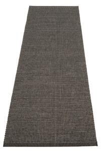 Antracytowy chodnik odpowiedni na zewnątrz 70x240 cm Emm Black Linen – Pappelina