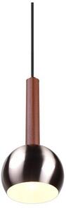 Szara lampa wisząca ø 20 cm Ciliana – CINQUE