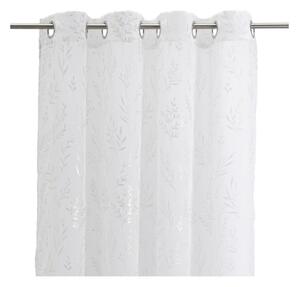Firanka w biało-srebrnym kolorze 140x260 cm Buds – Casa Selección