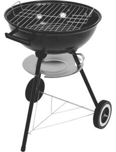 Grill ogrodowy węglowy LUND 99591 Zamykany, okrągły, termometr, kółka