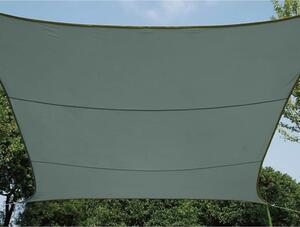 Perel Żagiel przeciwsłoneczny, kwadratowy, 3,6 m, zielonoszary