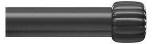 Stalowy regulowany karnisz w kolorze matowej czerni 91 - 168 cm Cleo – Umbra