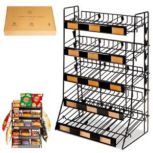 Stojak na przekąski - Organizer na słodycze - 38 x 23 x 55,5 cm - Schodkowy