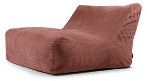 Ceglasty sztruksowy worek do siedzenia Sofa Lounge – SLOWDOWN