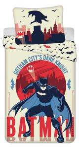 Bawełniana pościel dziecięca jednoosobowa 140x200 cm Batman "Gotham's Knight" – Jerry Fabrics