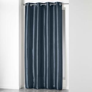 Ciemnoniebieska zasłona z mikrosatyny 140x240 cm Shana – douceur d'intérieur