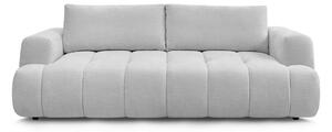 Jasnoszara rozkładana/ze schowkiem sofa 251 cm Fuji – Bobochic Paris