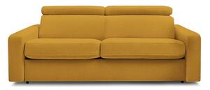 Musztardowa rozkładana sofa 195 cm Monaco – Bobochic Paris