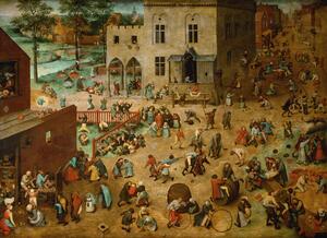 Reprodukcja Children's Games 1560, Pieter the Elder Bruegel