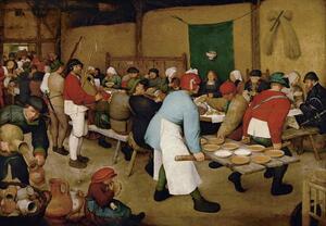 Reprodukcja Peasant Wedding 1568, Pieter the Elder Bruegel