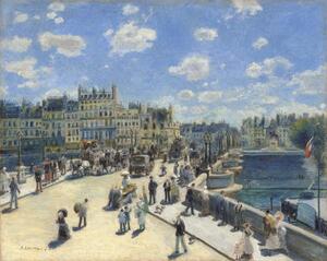 Reprodukcja Pont Neuf Paris 1872, Pierre Auguste Renoir