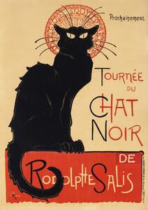 Reprodukcja Czarny Kot, Theophile Alexandre Steinlen