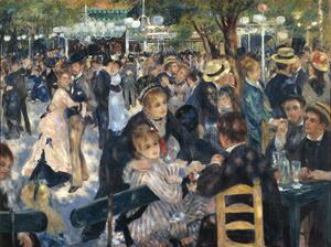 Reprodukcja Ball at the Moulin de la Galette 1876, Pierre Auguste Renoir