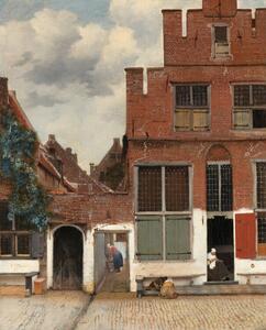 Reprodukcja View of Houses in Delft known as 'The Little Street', Jan Vermeer