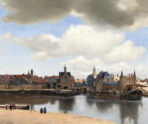 Reprodukcja View of Delft c 1660-61, Jan Vermeer