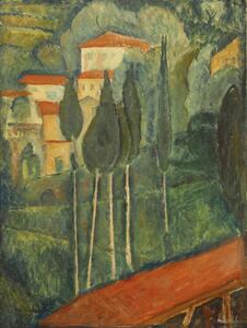 Reprodukcja Landscape, Amedeo Modigliani