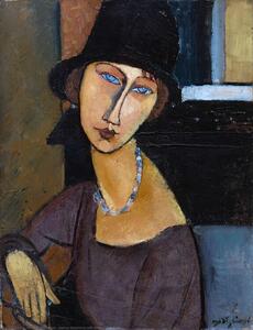 Reprodukcja Jeanne Hebuterne wearing a hat, Amedeo Modigliani