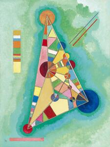 Reprodukcja Colorful in the triangle, Wassily Kandinsky