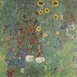 Reprodukcja Farm Garden with Sunflowers 1905-06, Gustav Klimt