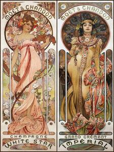 Reprodukcja Moet Chandon, Alfons Mucha