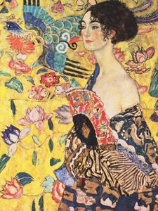 Reprodukcja The Lady with the Fan, Gustav Klimt