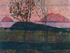 Reprodukcja Setting Sun, Egon Schiele