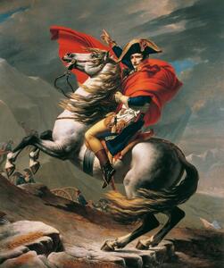 Reprodukcja Napoleon Crossing the Alps on 20th May 1800, Jacques Louis David