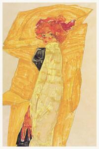 Reprodukcja Gerti in Gold, Egon Schiele