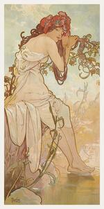 Reprodukcja The Seasons Summer, Alfons Mucha