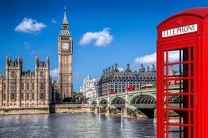 Fotografia London symbols with Big Ben Double, extravagantni