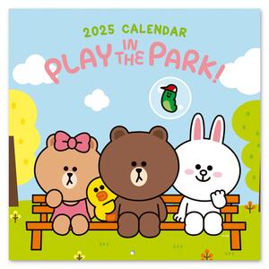 Kalendarz 2025 Line Friends