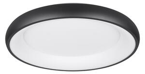 Czarna lampa sufitowa LED ze ściemniaczem Cardona – Trio