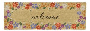 Wycieraczka z włókna kokosowego 40x120 cm Welcome Floral – Artsy Doormats