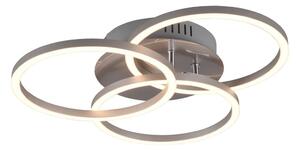 CIRCLE lampa ścienno-sufitowa satynowa LED 27W 2700-6000K sterowanie światłem za pomocą pilota