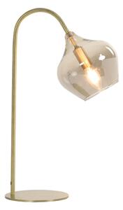 Lampa stołowa w kolorze brązu (wysokość 50,5 cm) Rakel – Light & Living