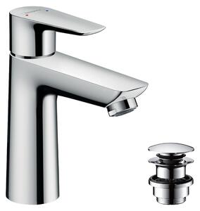 Bateria umywalkowa z systemem Push-Open, chrom