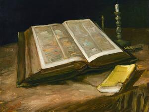 Reprodukcja Still Life with Bible 1885, Vincent van Gogh